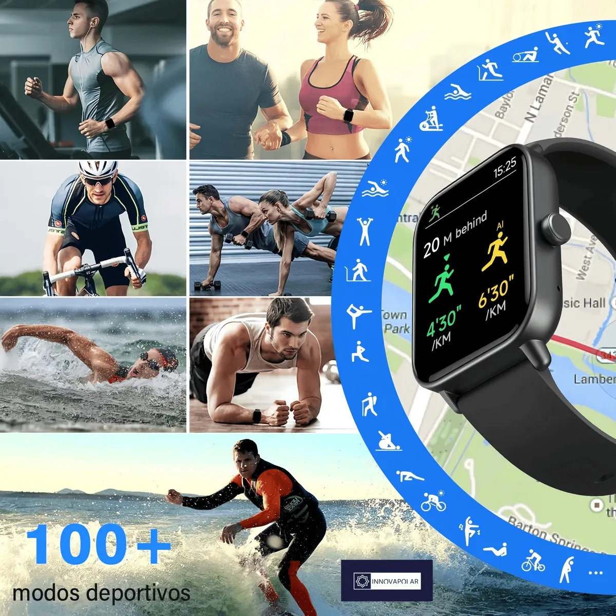 ¡Oferta Relámpago! Reloj inteligente de última generación: Compra 1 y Lleva Audífonos Bluetooth GRATIS